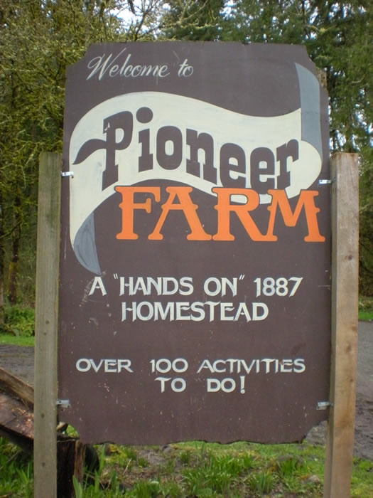 Welcome to Pioneer Farm Museum and Ohop Indian Village, Eatonville, WA
